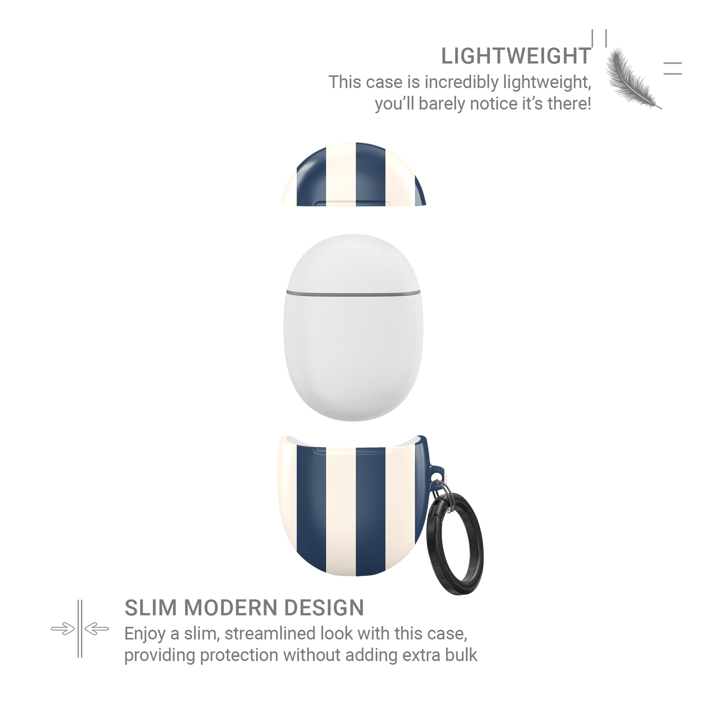 Jack‑Tar Broadstripe | Google Pixel Buds Tough Case - Case & Charm