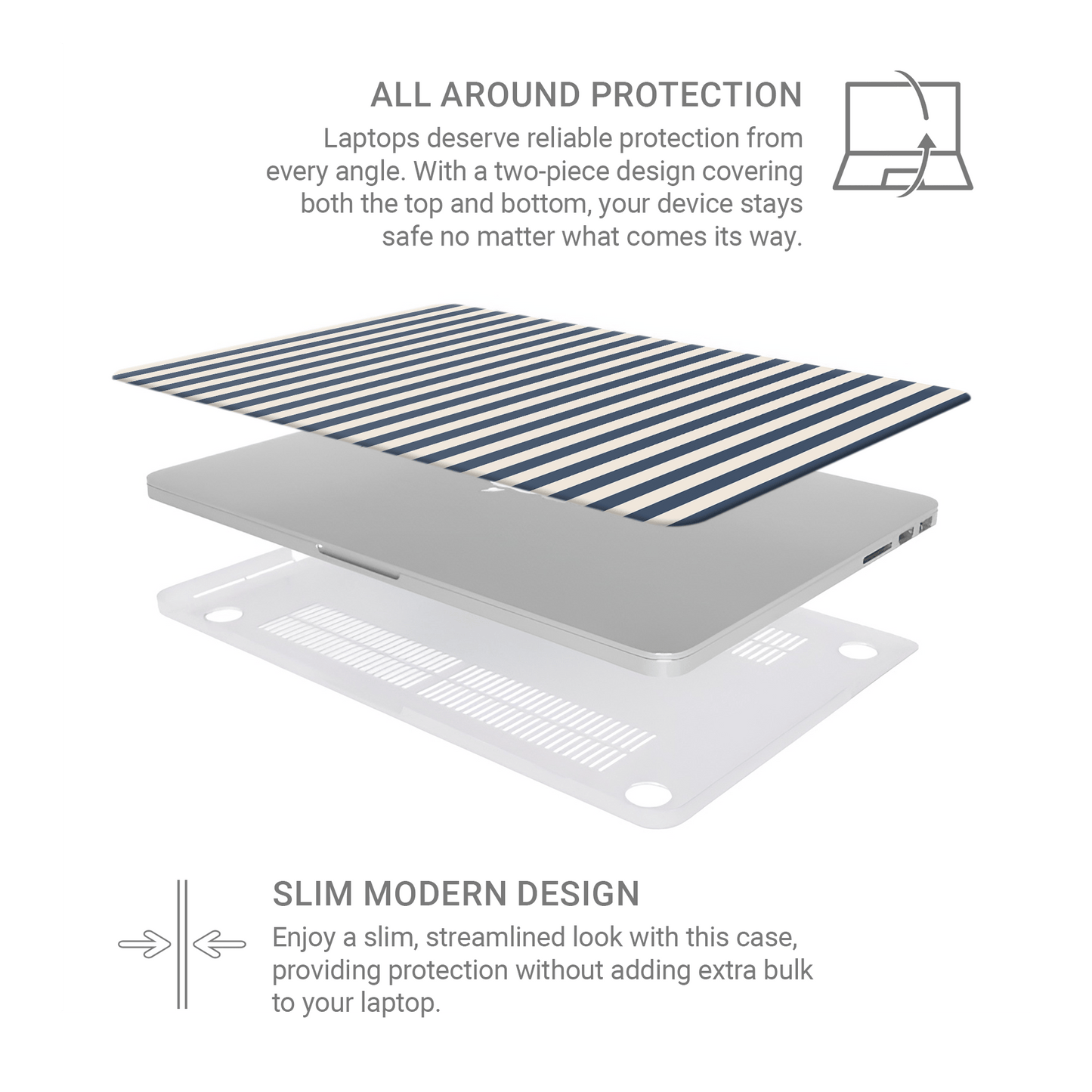 Jack‑Tar Broadstripe | MacBook Case - Case & Charm