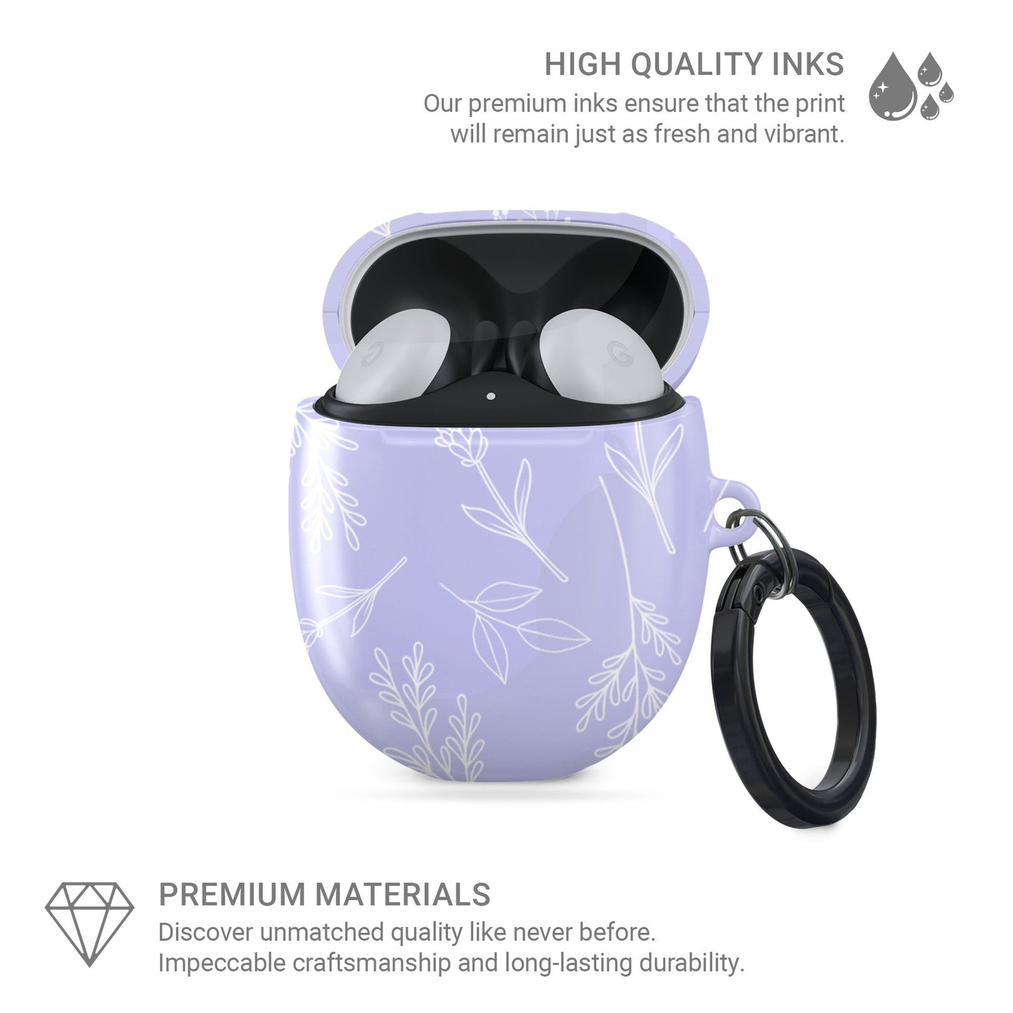Lavender Haze | Google Pixel Buds Tough Case - Tech Accessories