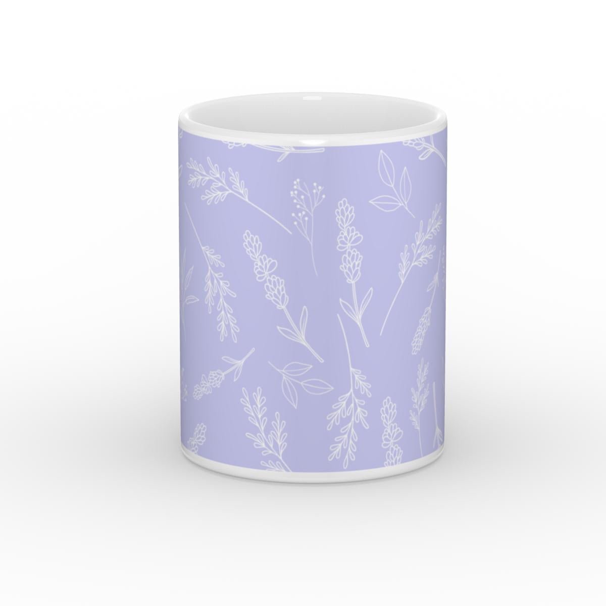 Lavender Haze | White Glossy Mug - Drinkware