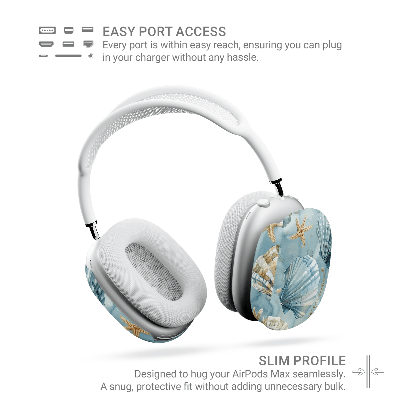 Mermaid’s Keepsake | Apple AirPods Max Tough Case - Case & Charm