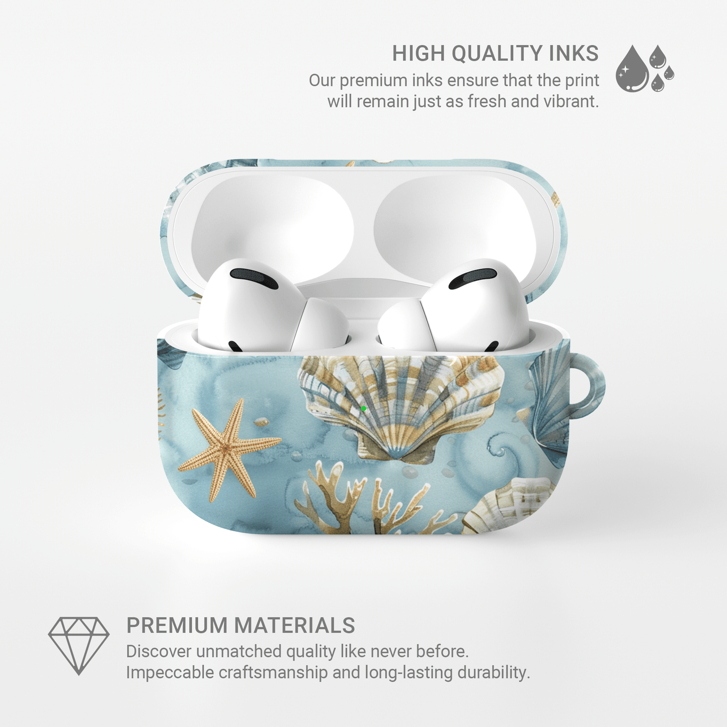 Mermaid’s Keepsake | Apple AirPods Tough Case - Case & Charm