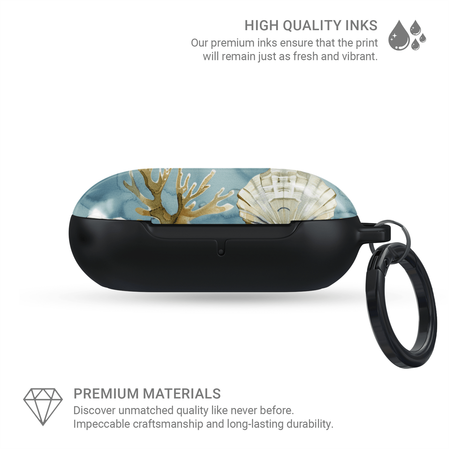Mermaid’s Keepsake | Samsung Buds Tough Case - Case & Charm