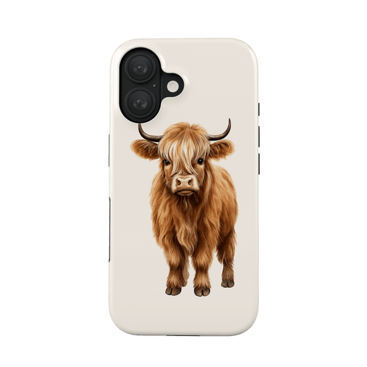 Highland cow phone case