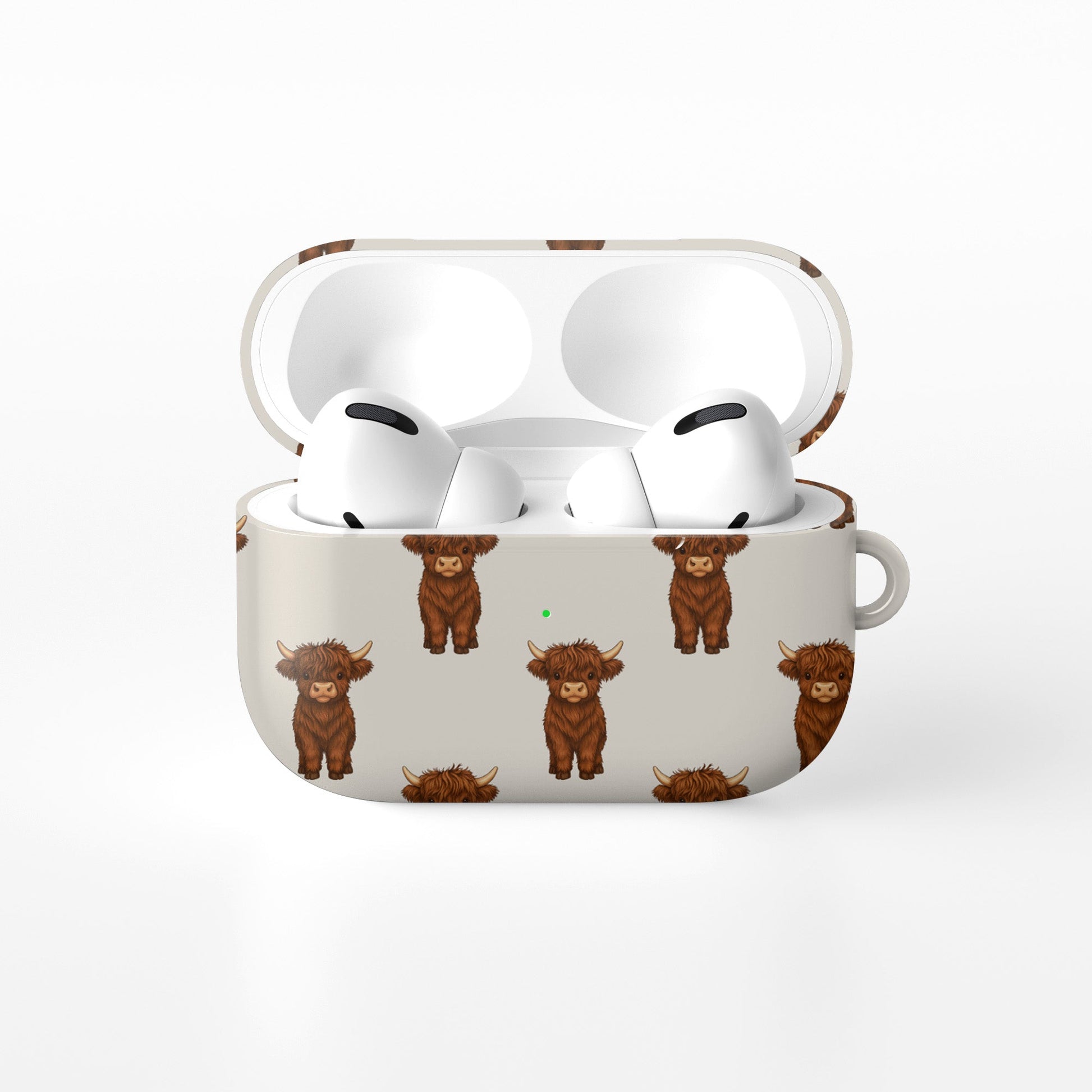 Cute AirPods case with cow calf design