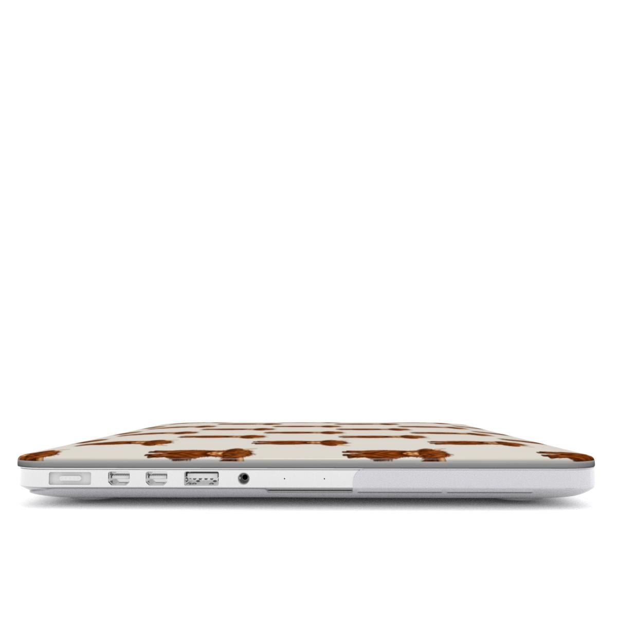Rustic cow print MacBook case – Moo Parade