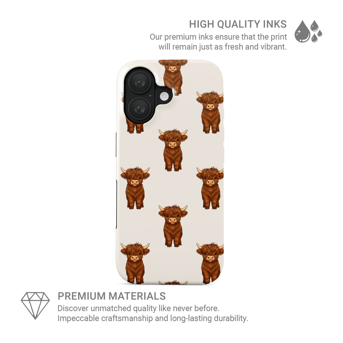cute cow phone case