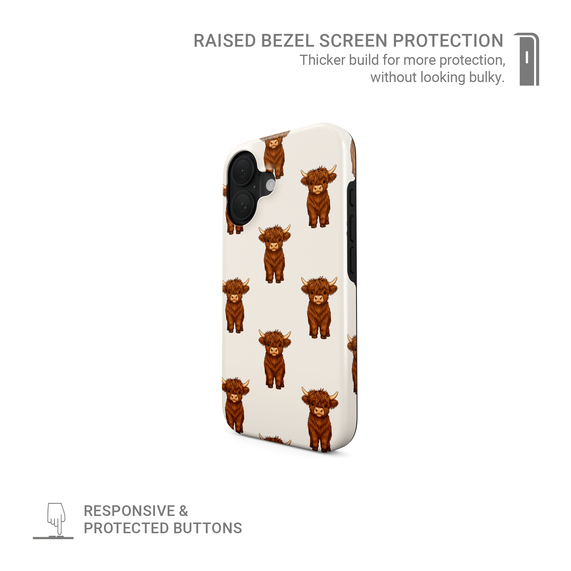cute cow phone case