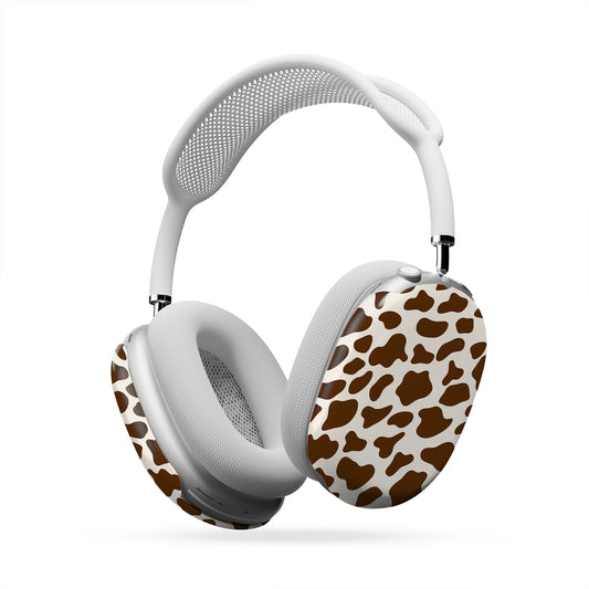 Moocha Latte coffee cow print AirPods Max case