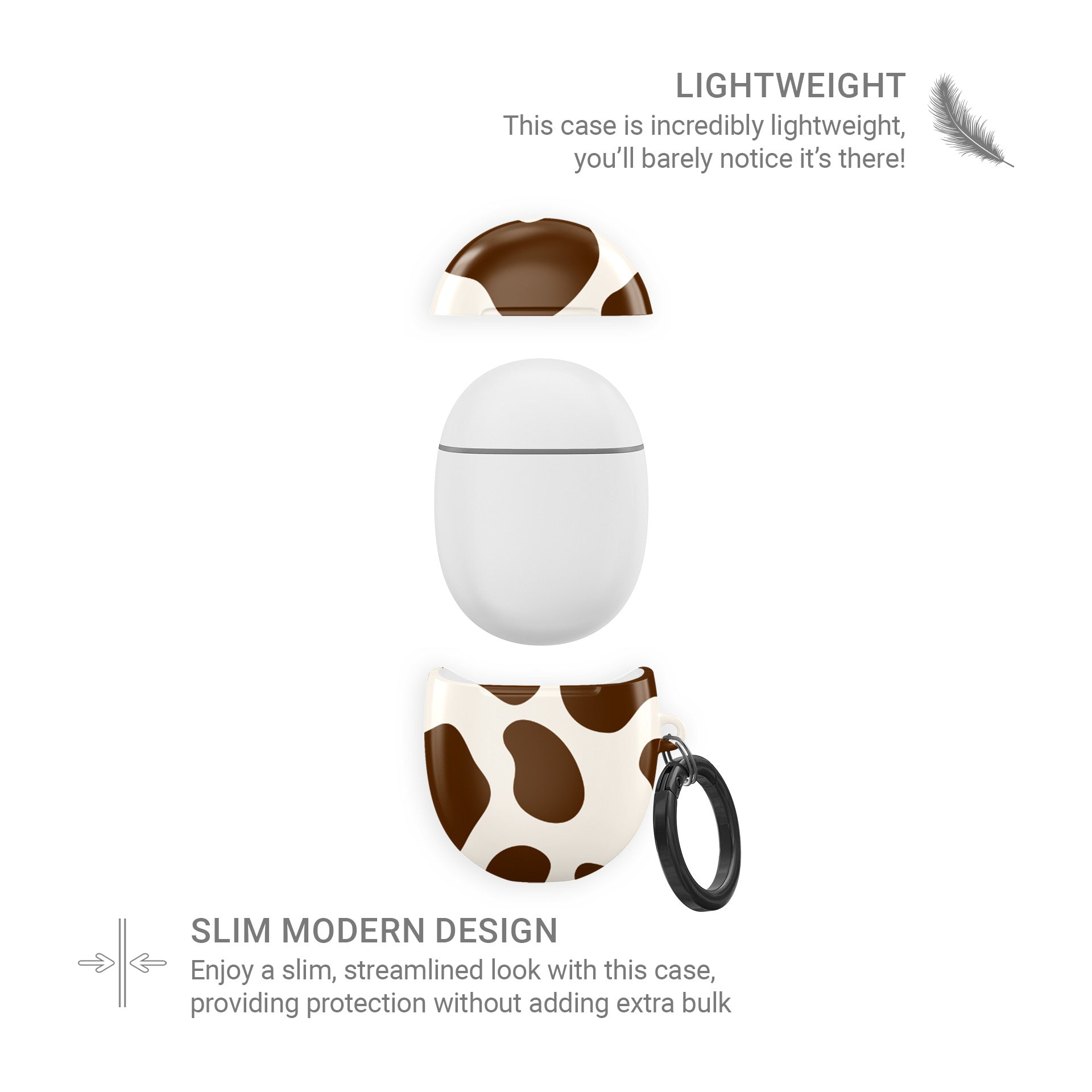 Moocha Latte coffee cow print Google Pixel Buds case