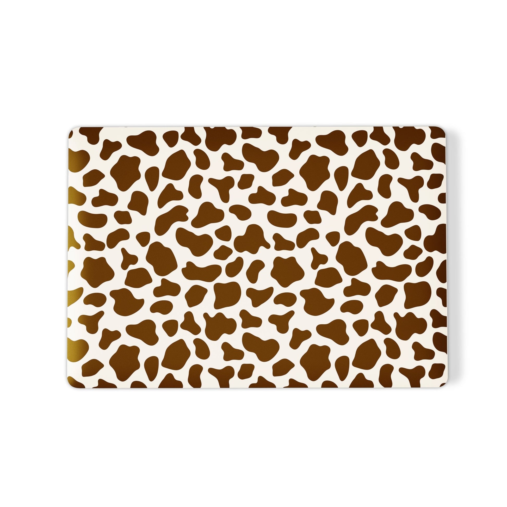 Moocha Latte MacBook Case with coffee cow print design