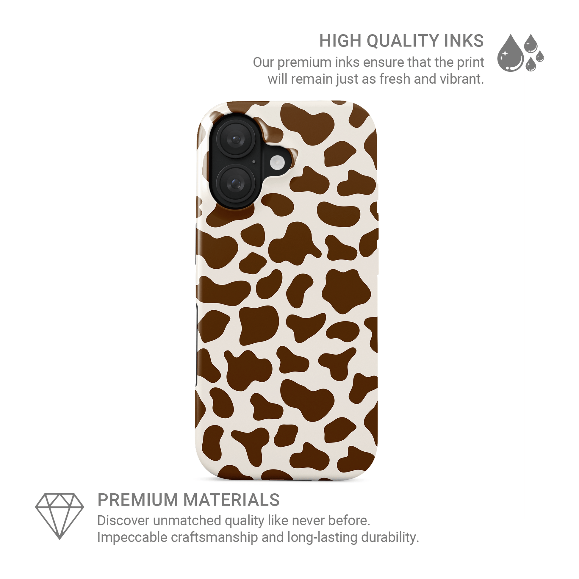 cute cow Print phone case