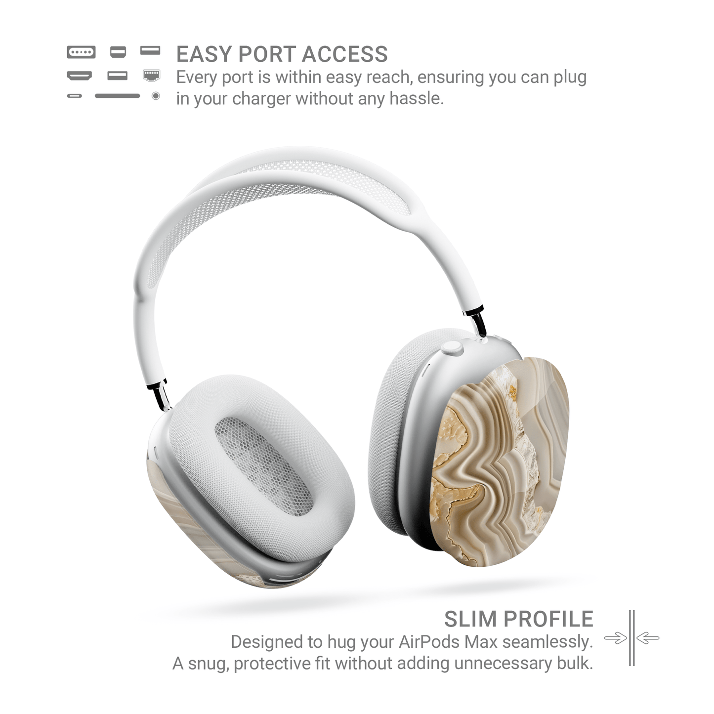 Moonlit Sandstone | Apple AirPods Max Tough Case - Case & Charm
