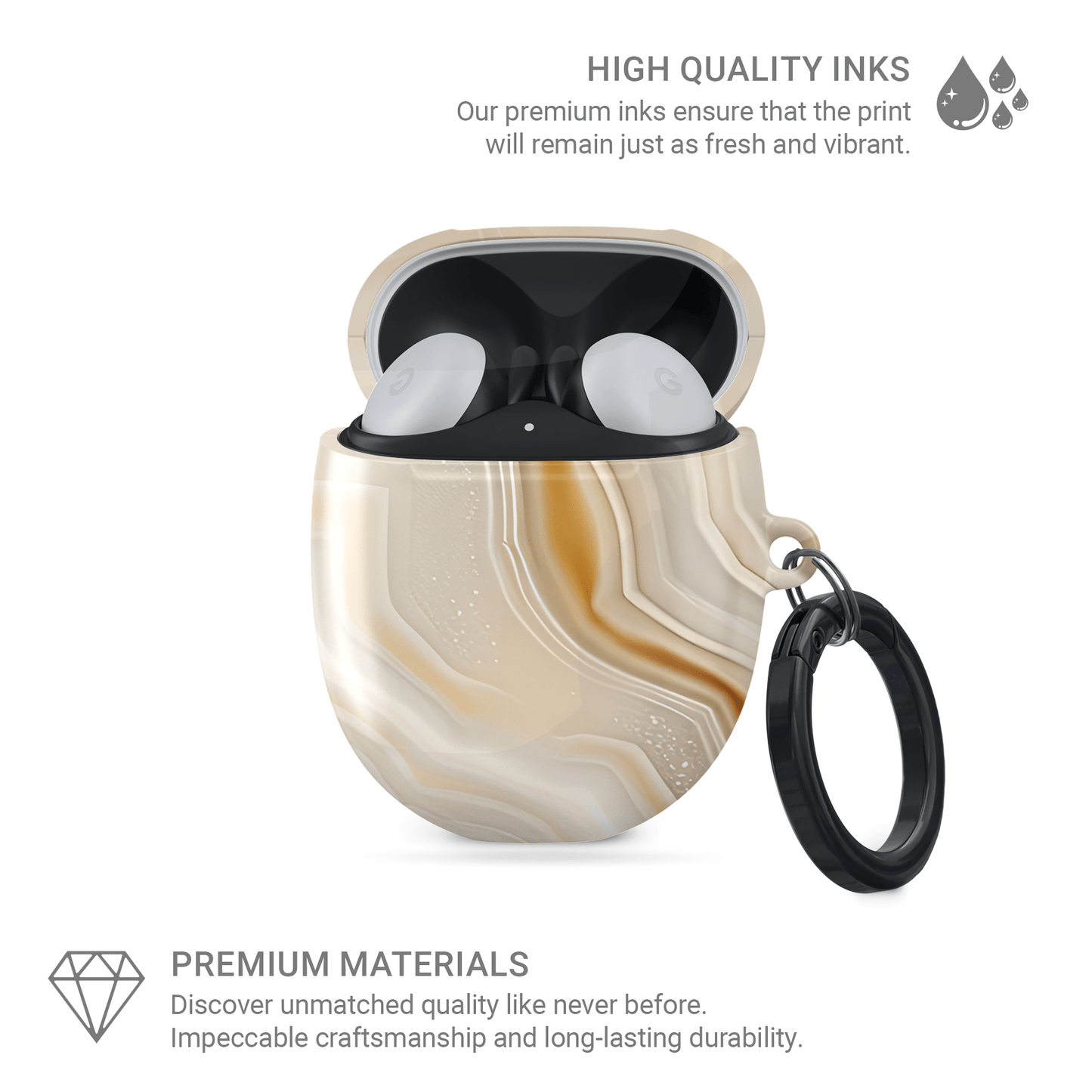 Moonlit Sandstone | Google Pixel Buds Tough Case - Case & Charm
