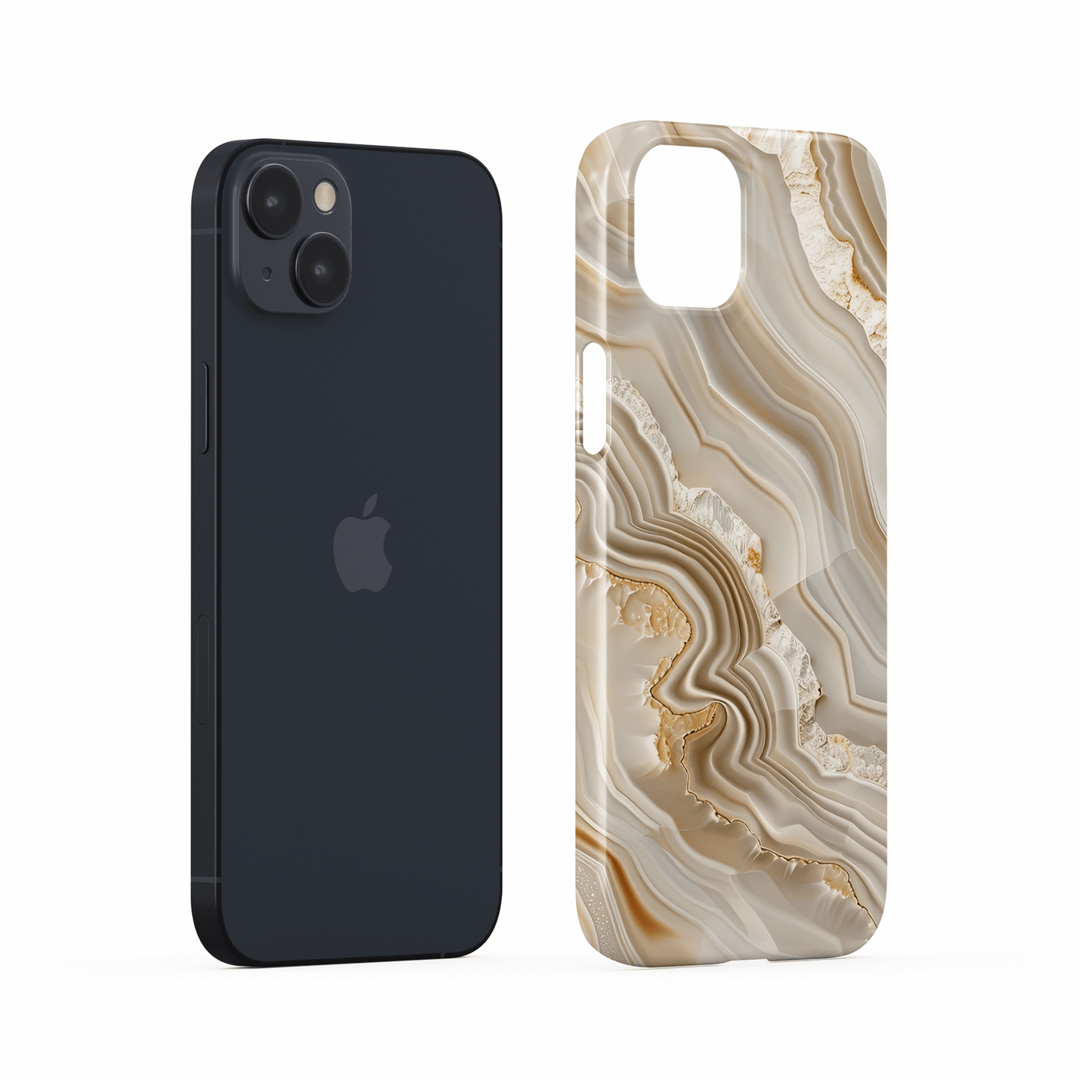 Marble protective phone case
