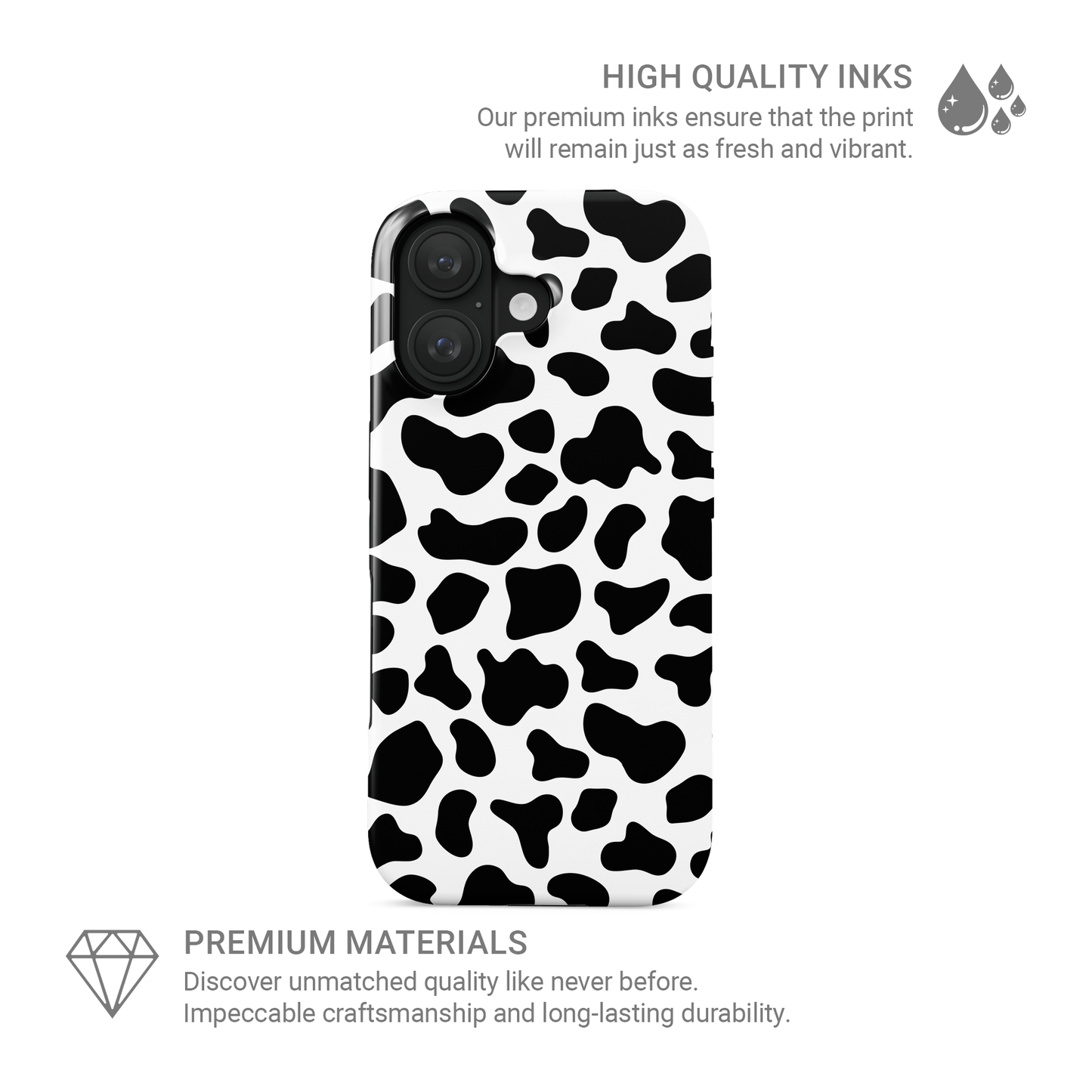 Mootique Noir | MagSafe Tough Phone Case
