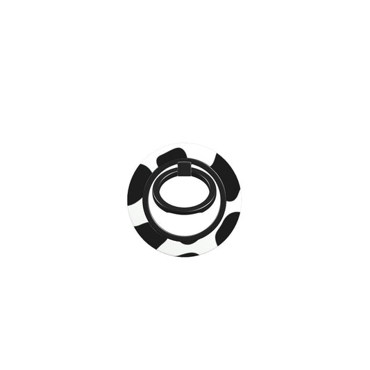 Mootique Noir cow print MagSafe magnetic phone ring holder