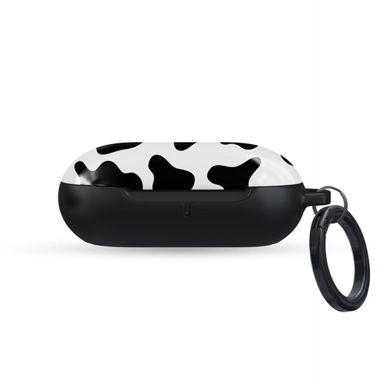 Durable Samsung Galaxy Buds case in chic cow print