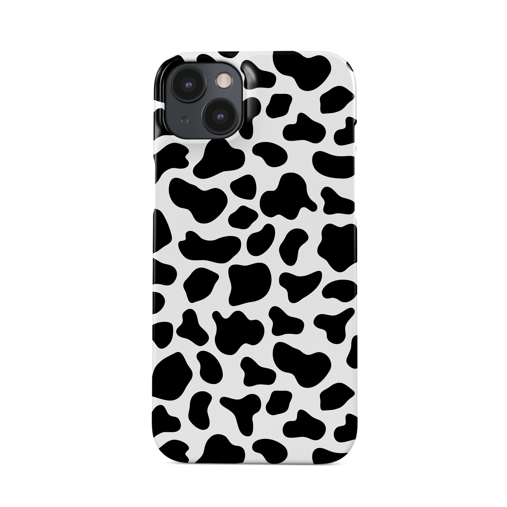 protective phone case with cow print
