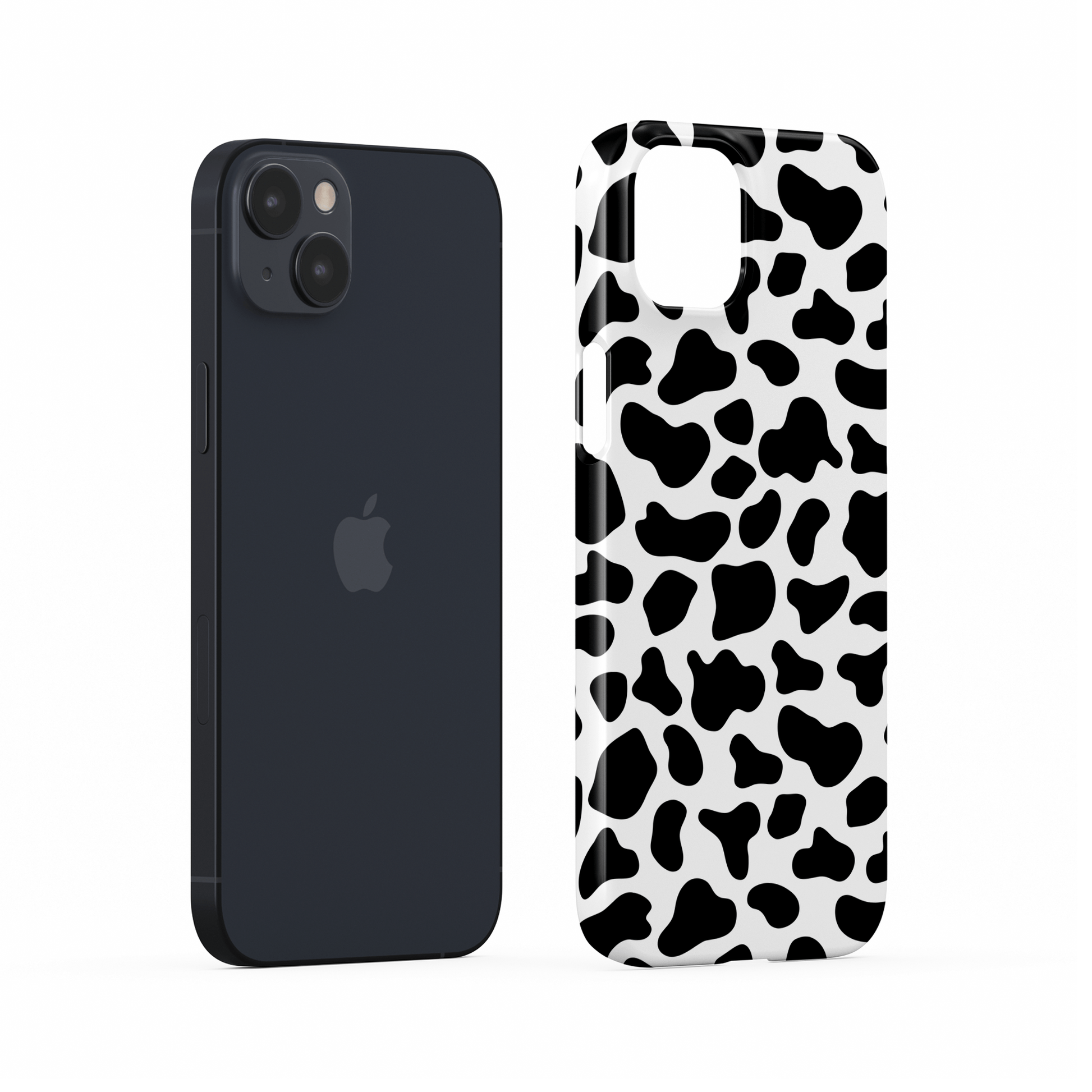 protective phone case with cow print