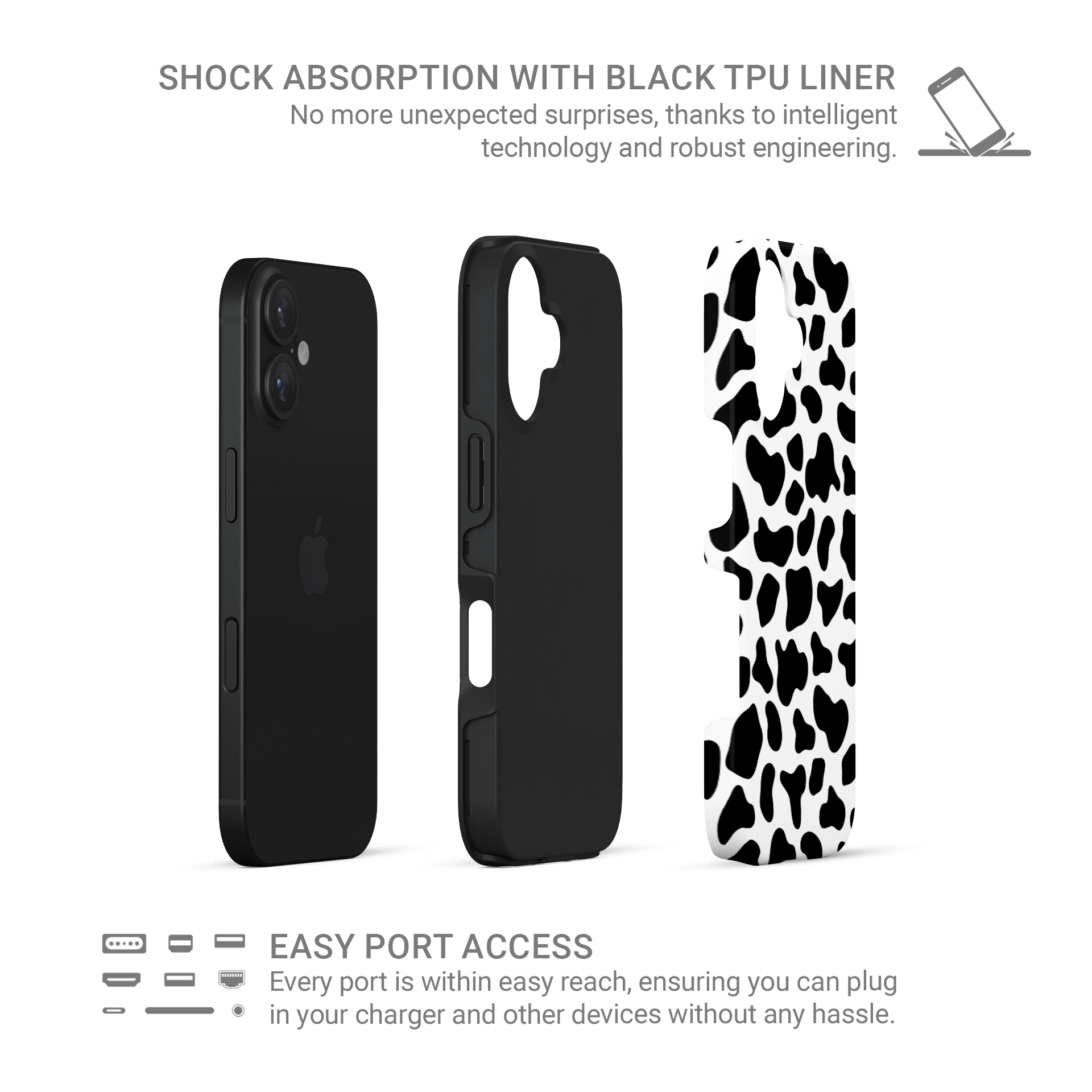 iPhone cow case