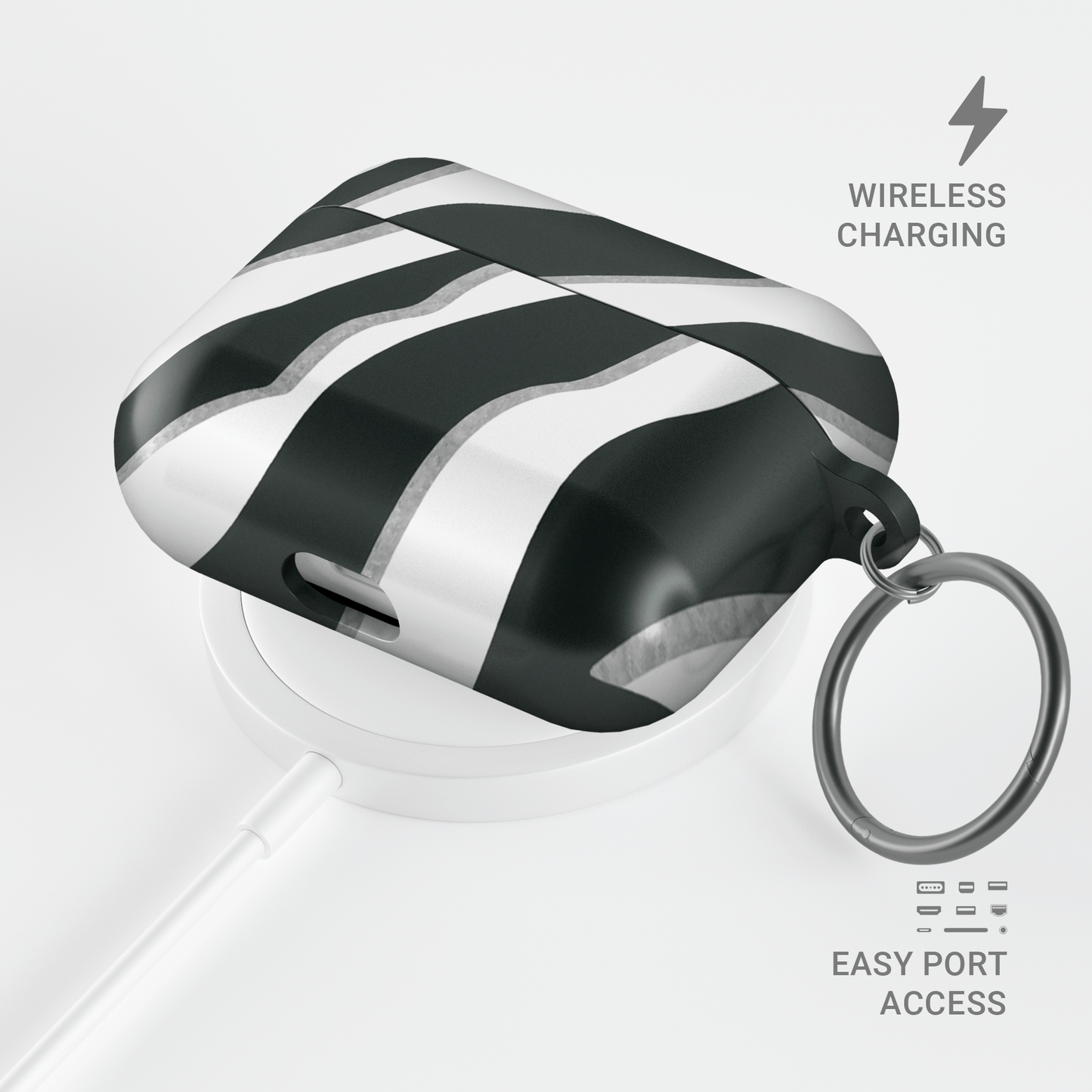 Nocturnal Stride | Apple AirPods Tough Case - Case & Charm