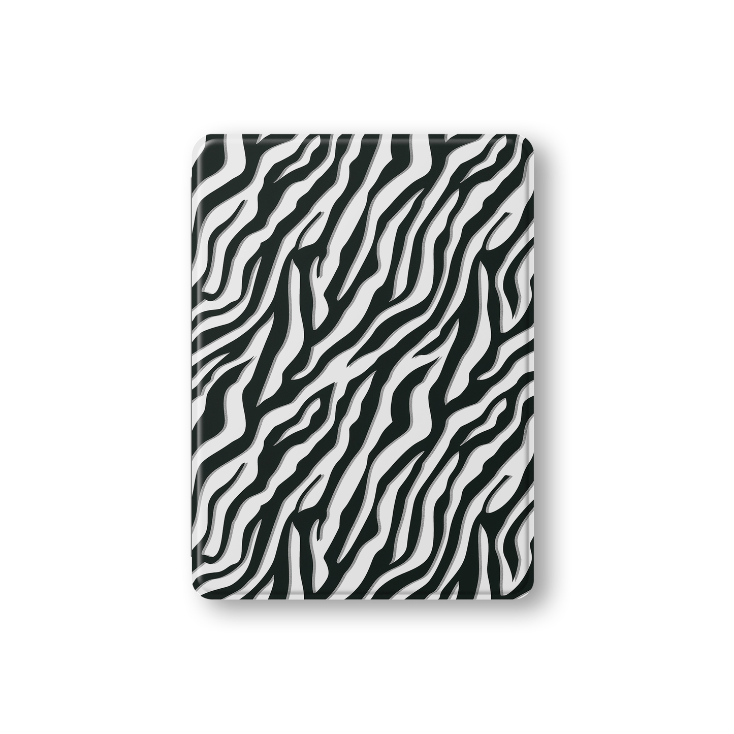 Case and Charm | Zebra Print Nocturnal Stride Protective Vegan leather Case - Tech Accessories