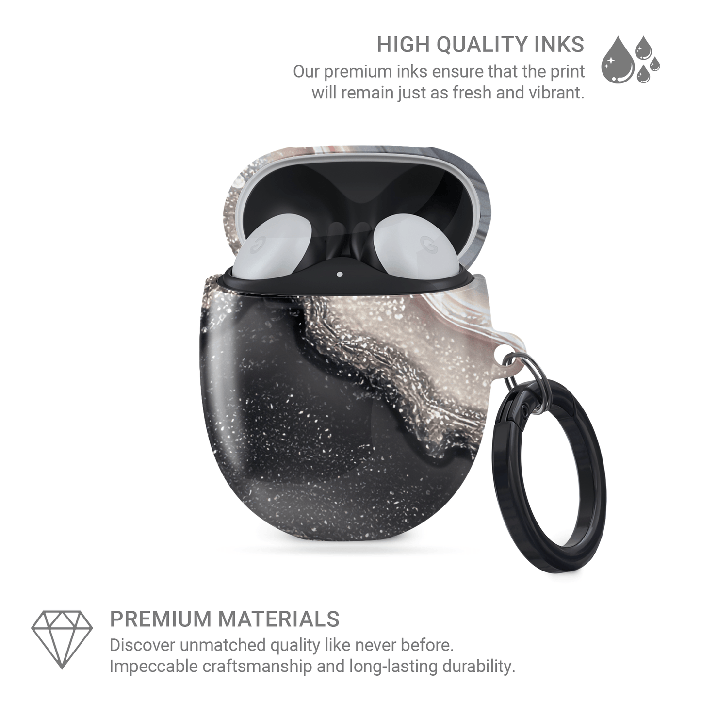 Opaline Fog | Google Pixel Buds Tough Case - Case & Charm