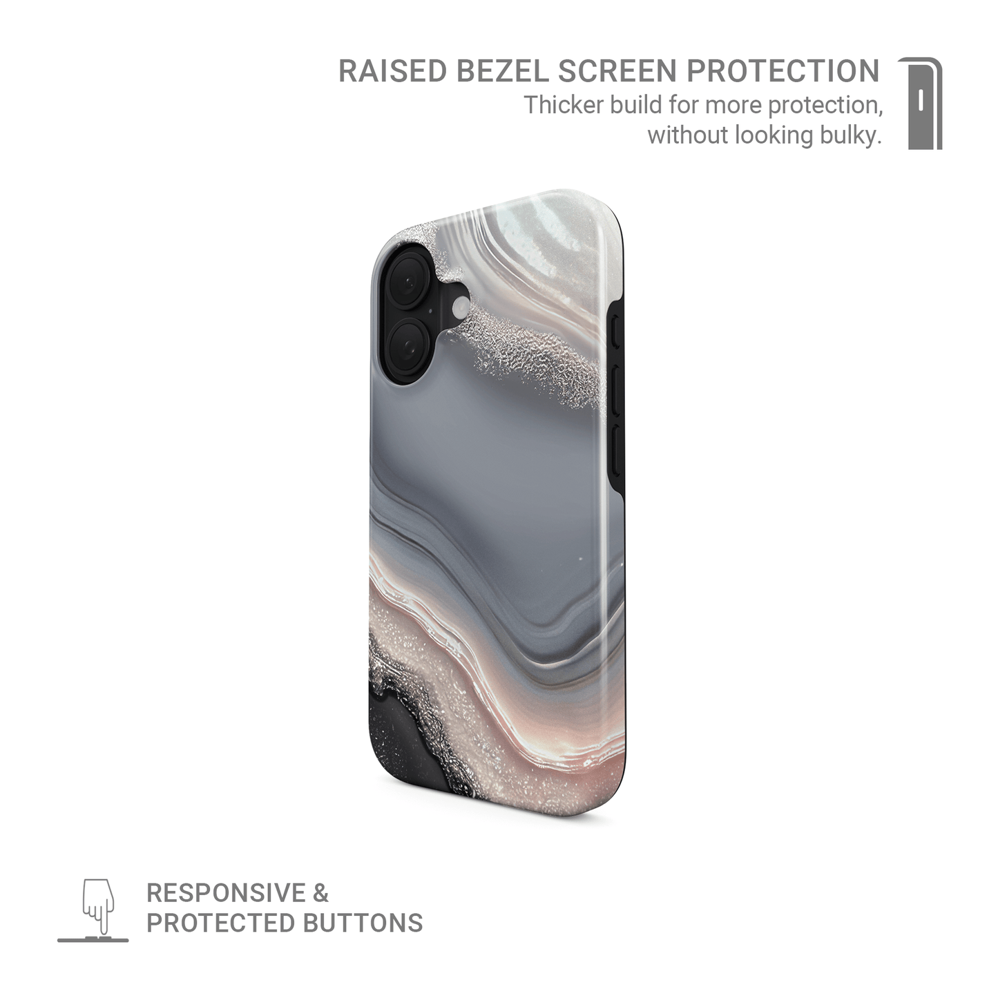 Opaline Fog | MagSafe Tough Phone Case - Case & Charm