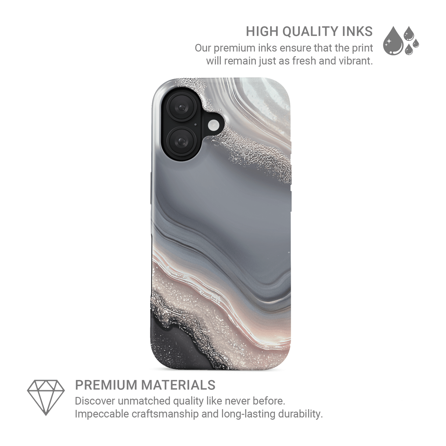 Opaline Fog | Tough Phone Case - Case & Charm