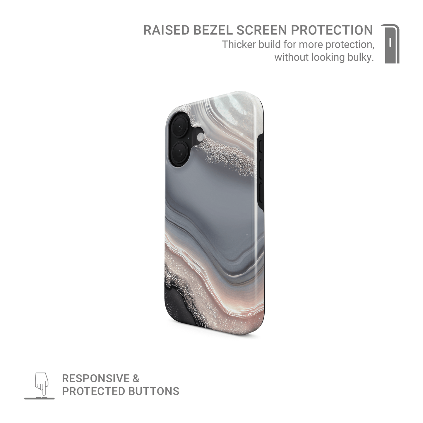 Opaline Fog | Tough Phone Case - Case & Charm