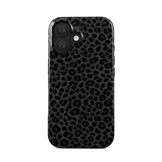 Durable double-layer leopard print phone case