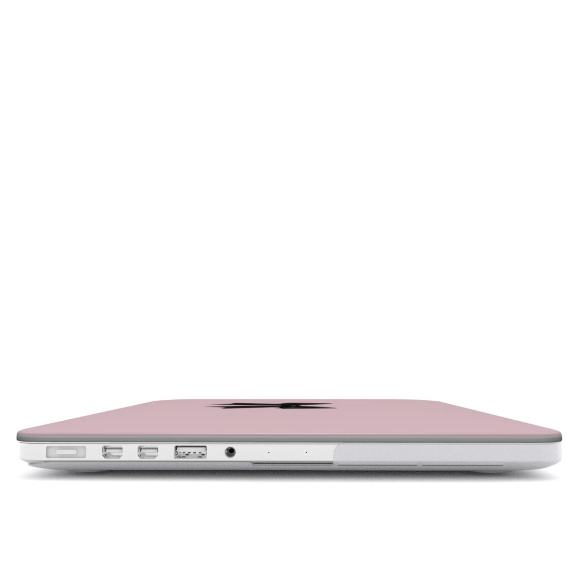 Parisian Satin MacBook Case with black ribbon bow design