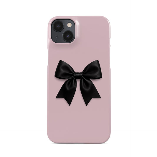 Slim Snap phone cover with chic black bow