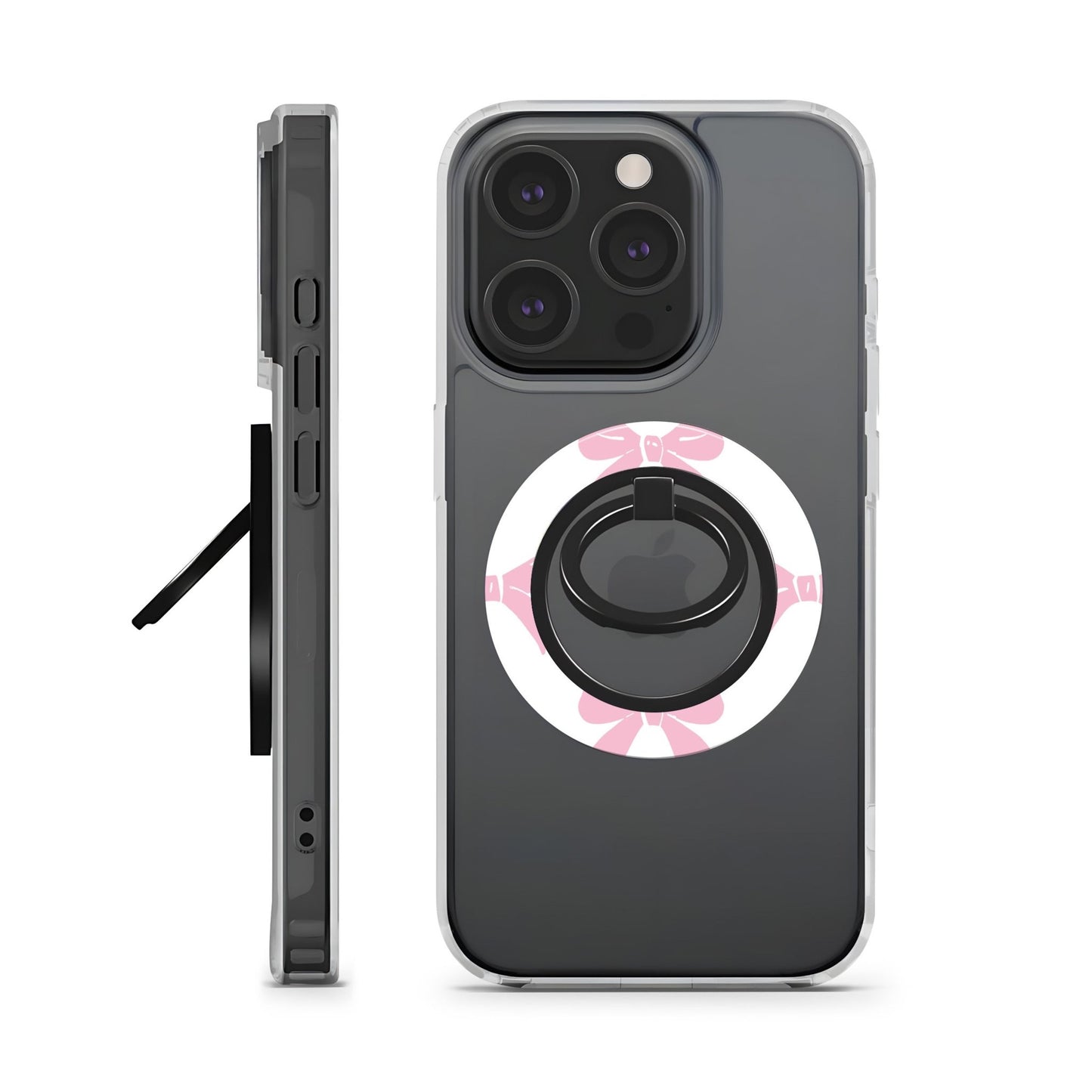 Stylish MagSafe magnetic phone ring grip with 360° rotation – Pastel Confetti