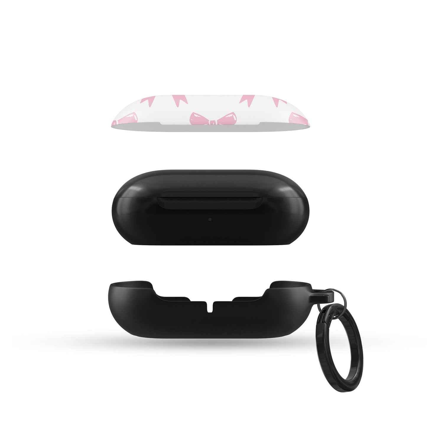 Pastel Confetti Samsung Buds Case – glossy bow design for Galaxy Buds