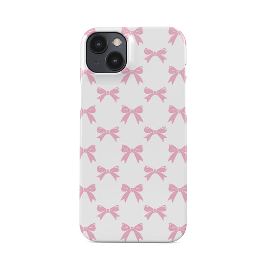 Cute protective Snap phone cover with pink bows
