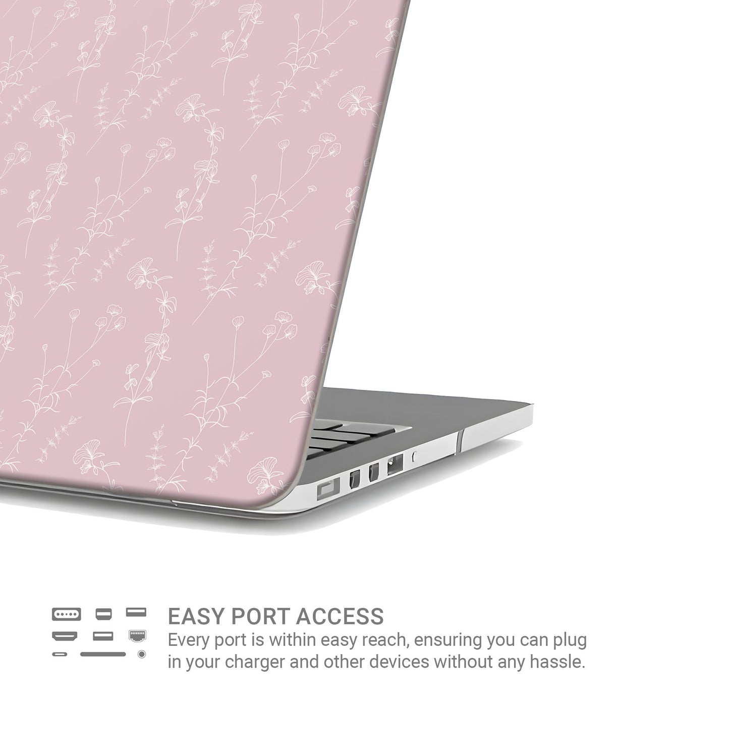 Petal Hush | Protective MacBook Case - Tech Accessories