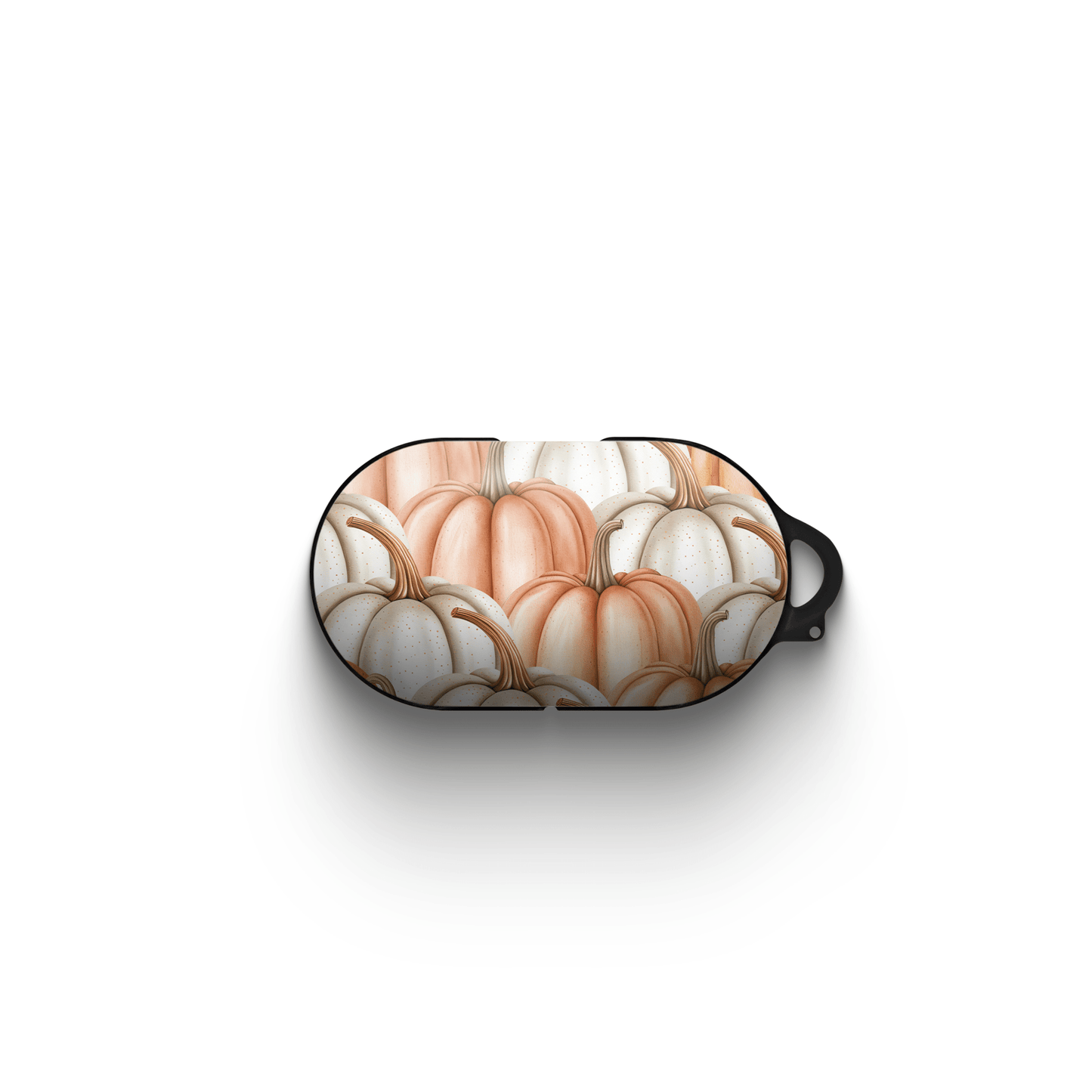 Protective Samsung Buds Pro case with autumn pumpkin print