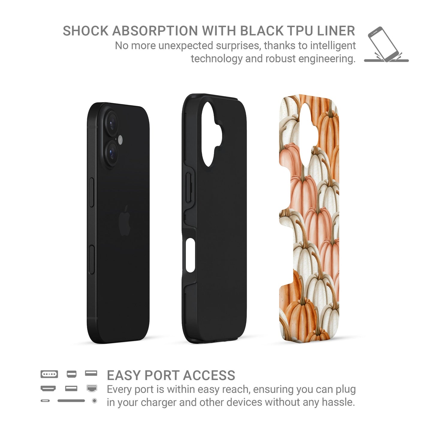 Pumpkin Pile-Up | Tough Phone Case