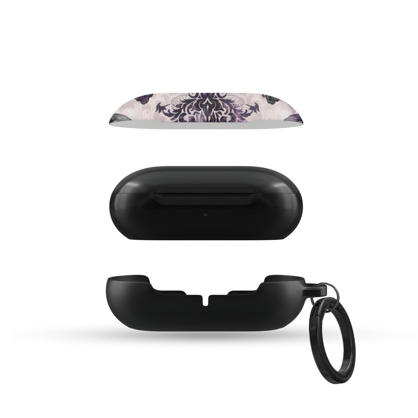 Raven’s Promise Samsung Buds Tough Case with raven artwork, glossy finish, and slim, impact-resistant shell.