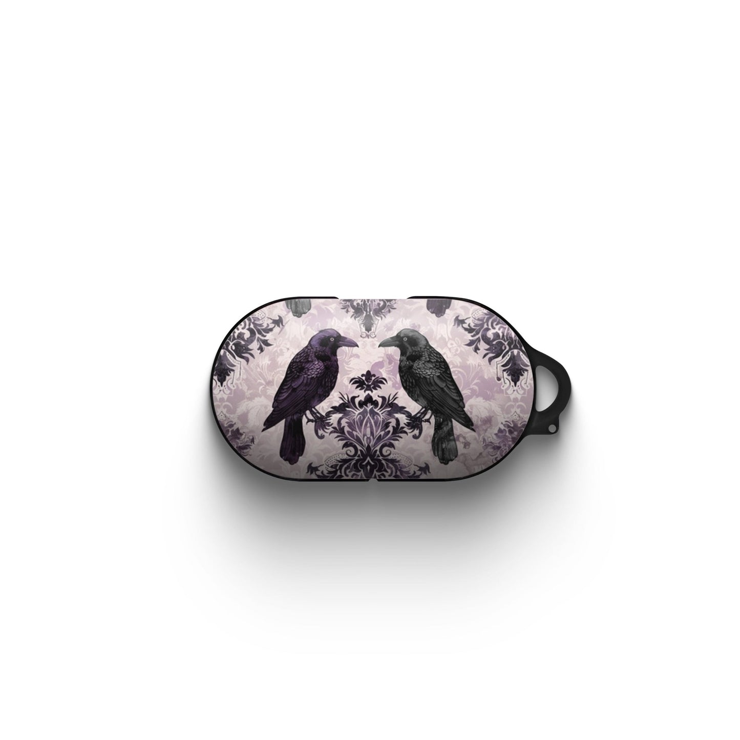 Raven’s Promise Samsung Buds Tough Case with raven artwork, glossy finish, and slim, impact-resistant shell.