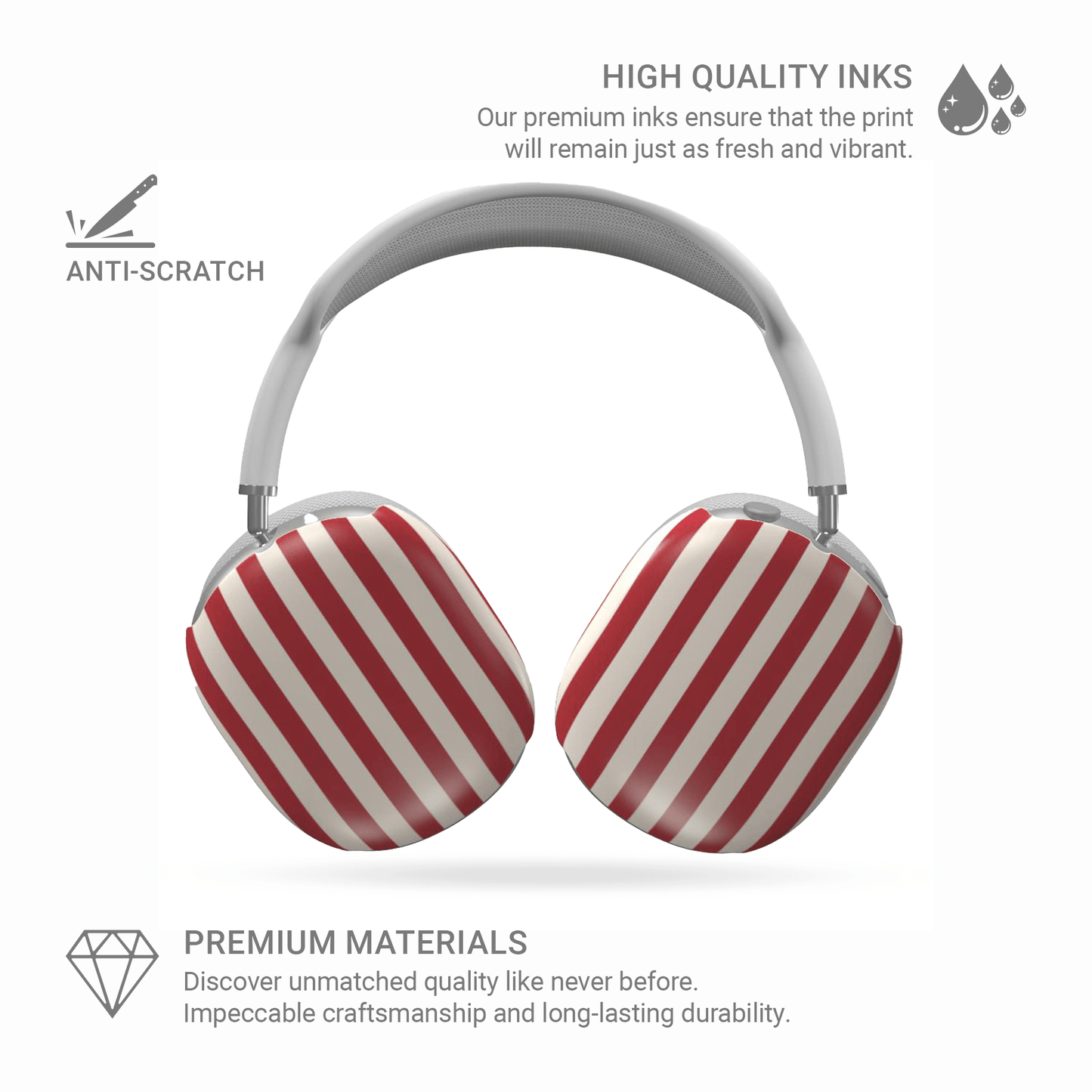 Red‑Ensign Bands | Apple AirPods Max Tough Case - Case & Charm