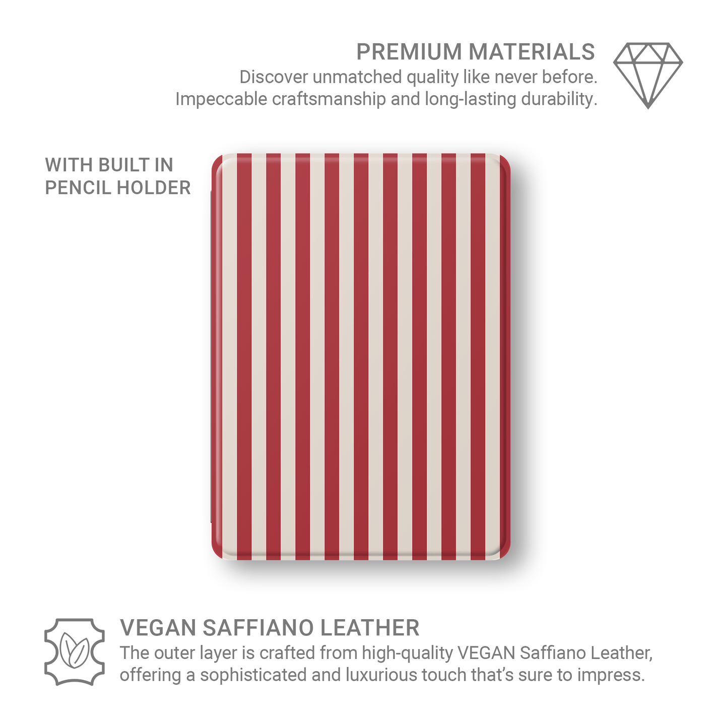 Red‑Ensign Bands | Apple iPad Case - Case & Charm