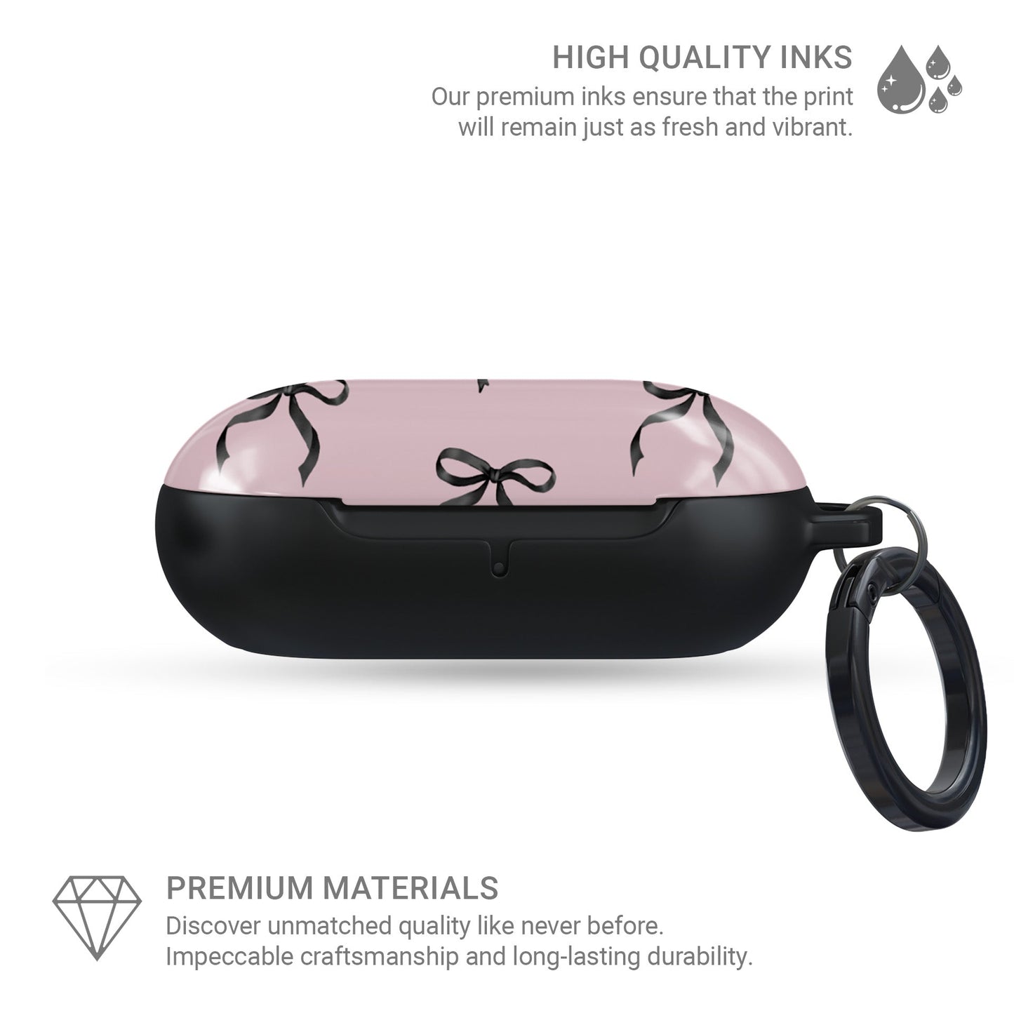 Samsung Buds Case – glossy bow design for Galaxy Buds