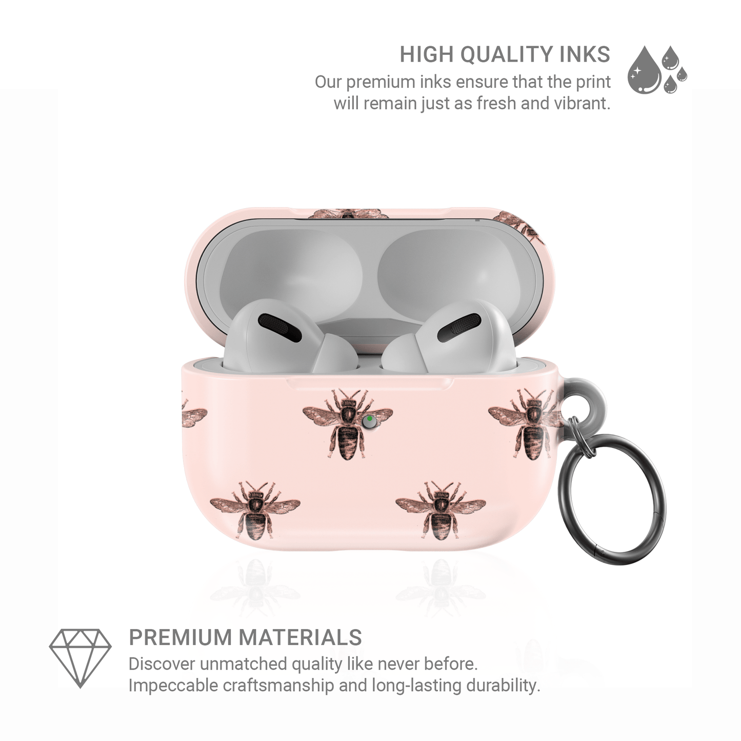 Rose Nectar | Apple AirPods Tough Case - Case & Charm
