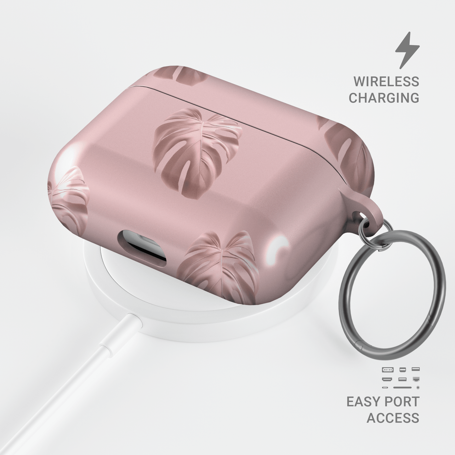 Rosé Tropic | Apple AirPods Tough Case - Case & Charm