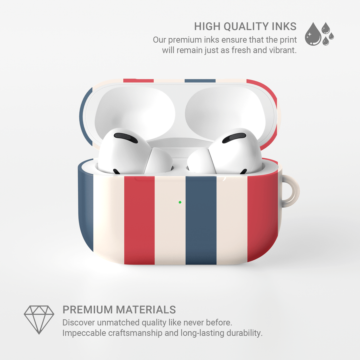 Semaphore Stripes | Apple AirPods Tough Case - Case & Charm