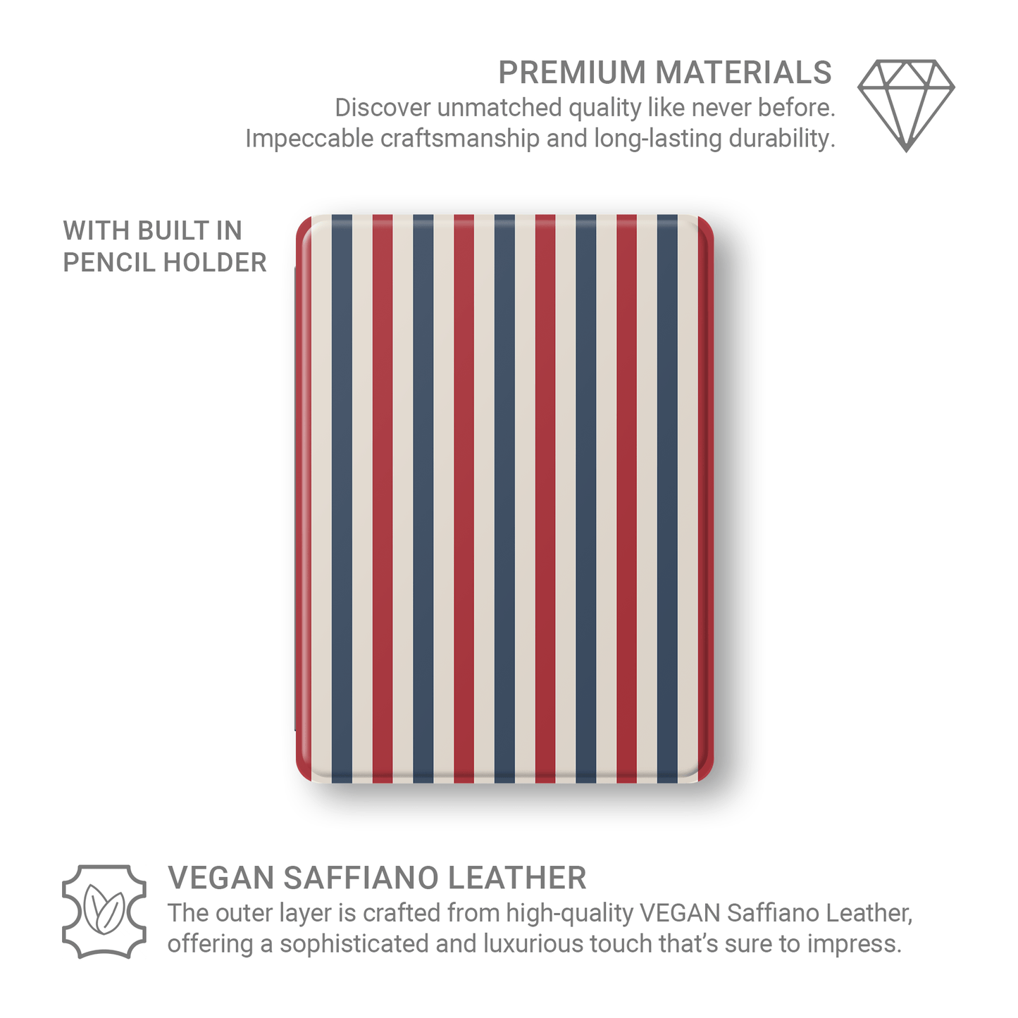 Semaphore Stripes | Apple iPad Case - Case & Charm