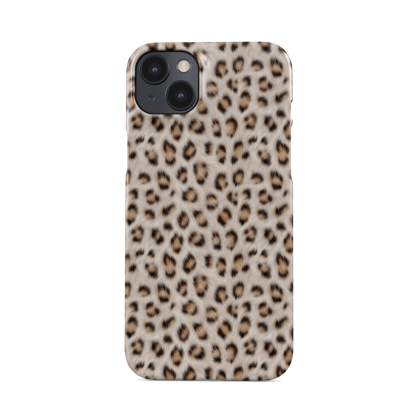 Scratch- and fade-resistant Snowy Roar leopard print Snap Case